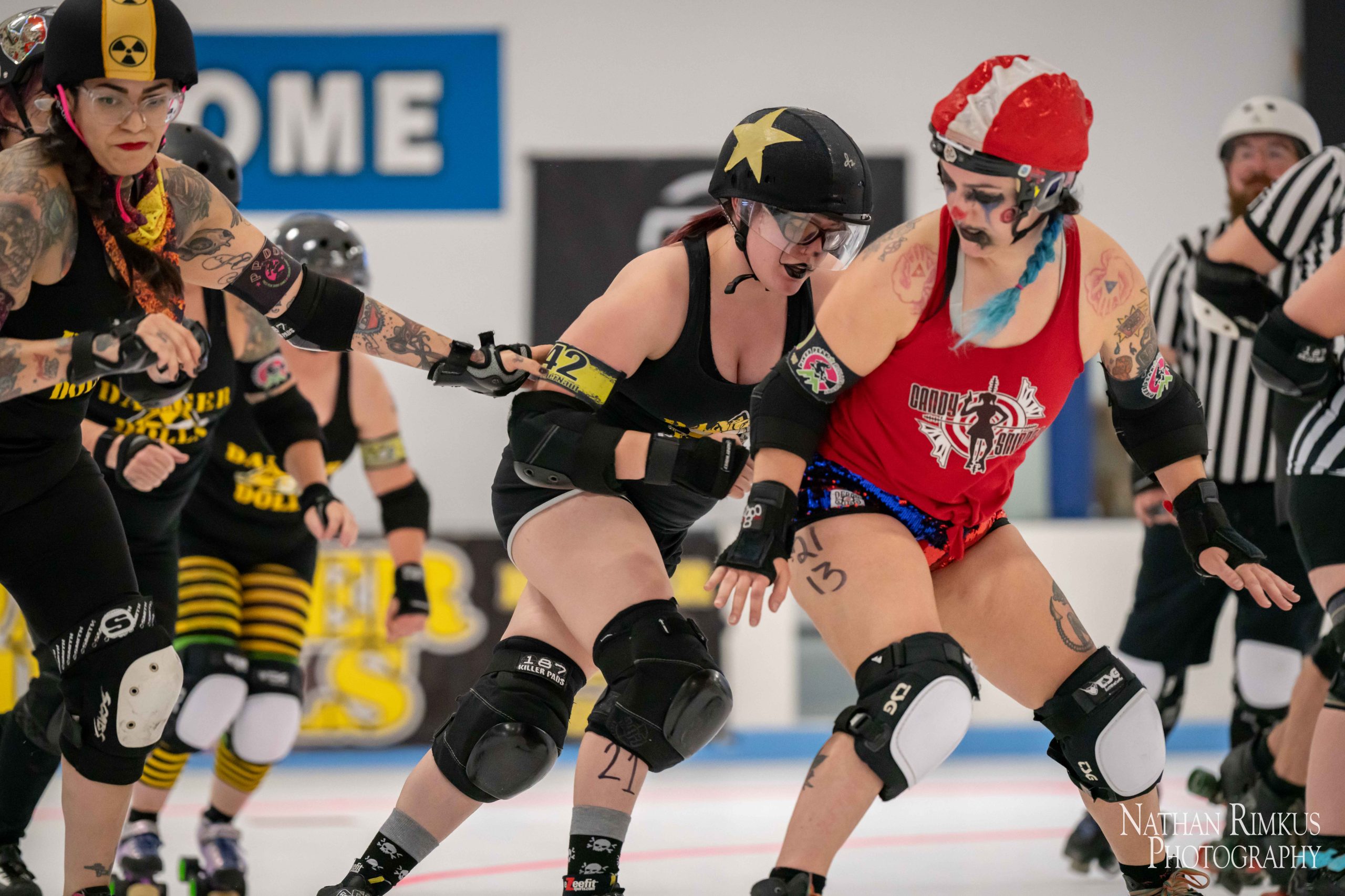 Pikes Peak Roller Derby - Danger Dolls vs Candy Snipers - Photo by Nathan Rimkus